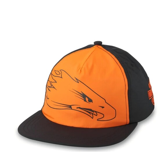 Screaming Eagle Harley-Davidson NHRA Drag Racing Hook Loop Hat Flames - Picture 1 of 3